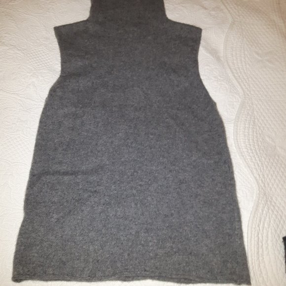 Grey cashmere vest - Picture 4 of 5